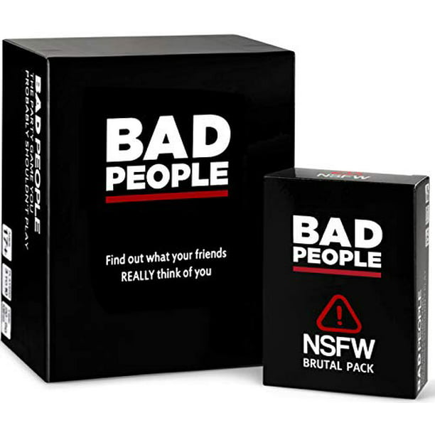 The Party Game You Probably Shouldn't Play BAD PEOPLE NSFW The Complete Set